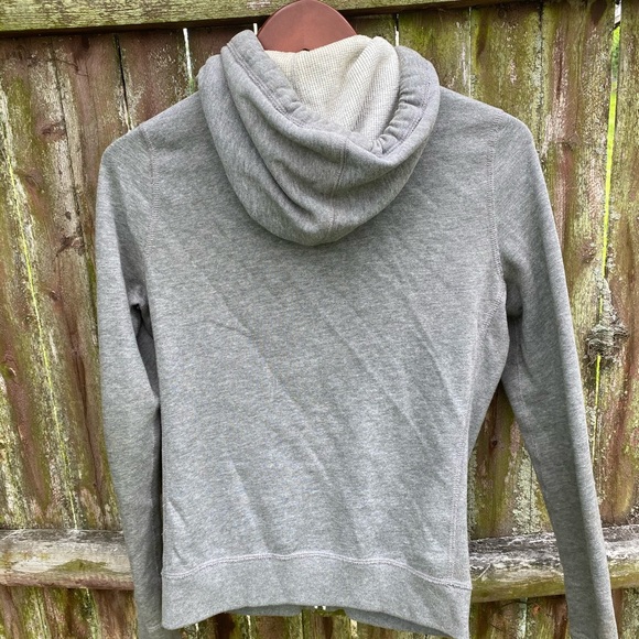 Grey Zip Up Hoodie - Abercrombie & Fitch - sz M - Picture 3 of 3